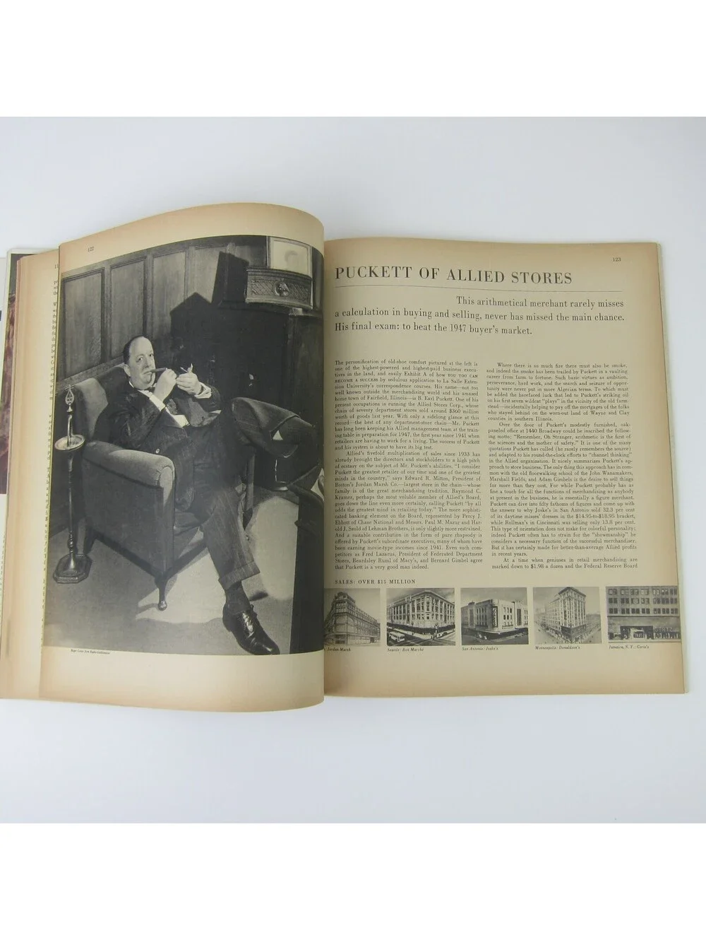 Vintage FORTUNE Magazine March 1947 John Allshouse Puckett Allied Stores Butlin